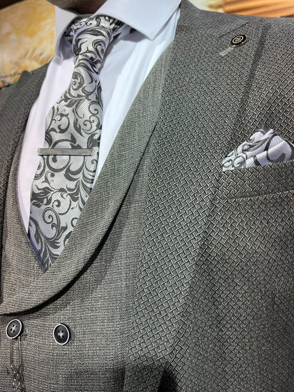 Gerwen - Charcoal Grey 3 Piece Suit