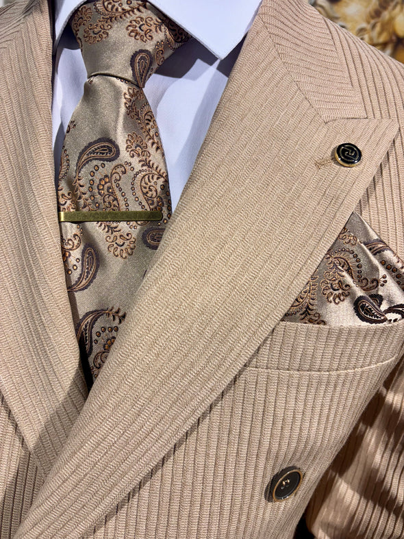 Newton - Tan 2 Piece Suit