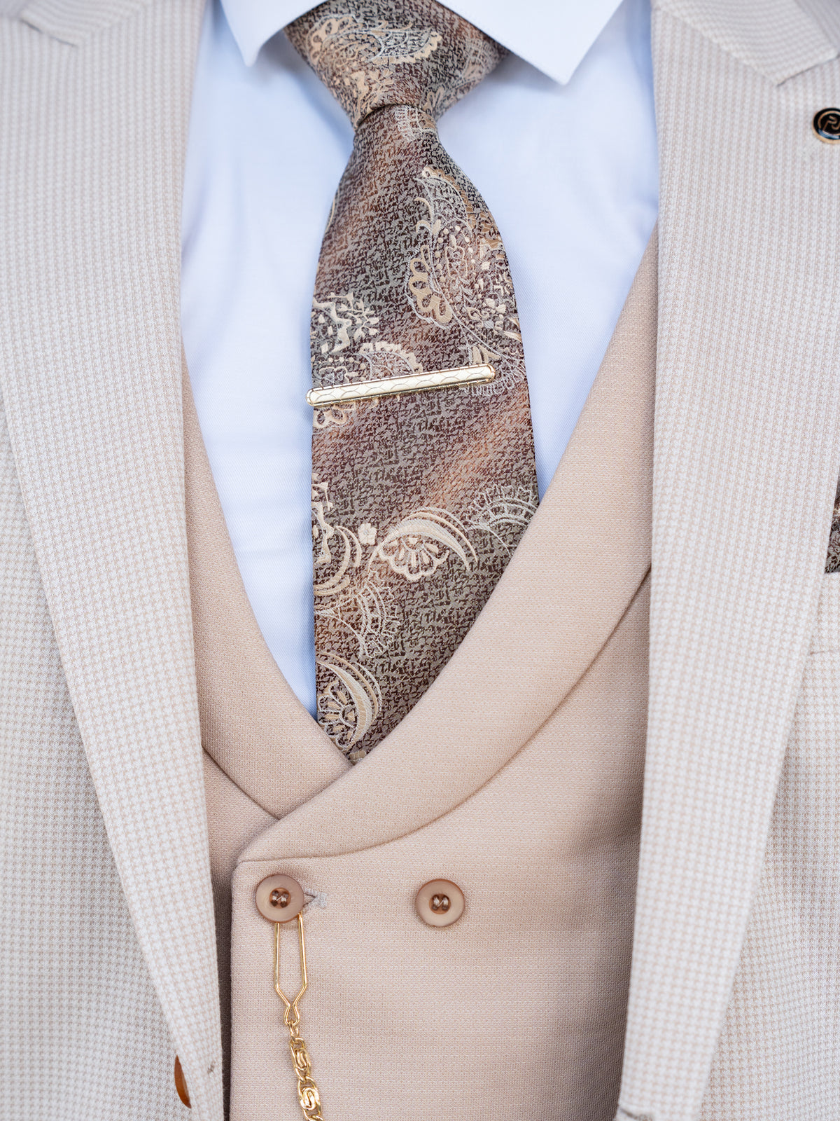 Olympus - Sand 3 Piece Suit