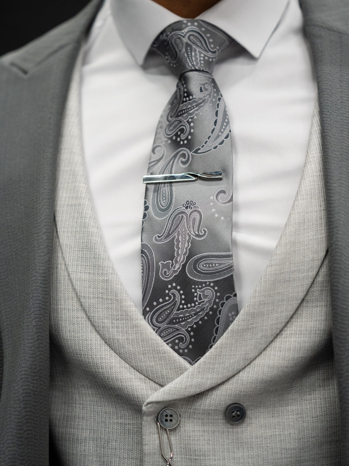 Davron - Anthracite Grey/Light Grey 3 Piece Suit
