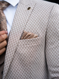 Kirill - Light Brown 3 Piece Suit