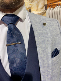 Sano - Blue/Navy 3 Piece Suit