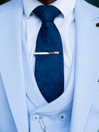 Moralis - Baby Blue 3 Piece Suit