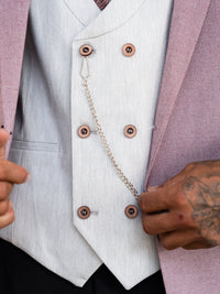 Stark - Light Maroon 3 Piece Suit