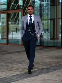 Tobias - Navy 3 Piece Suit