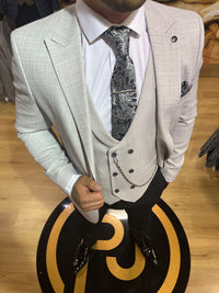 Alaska - Light Grey 3 Piece Suit