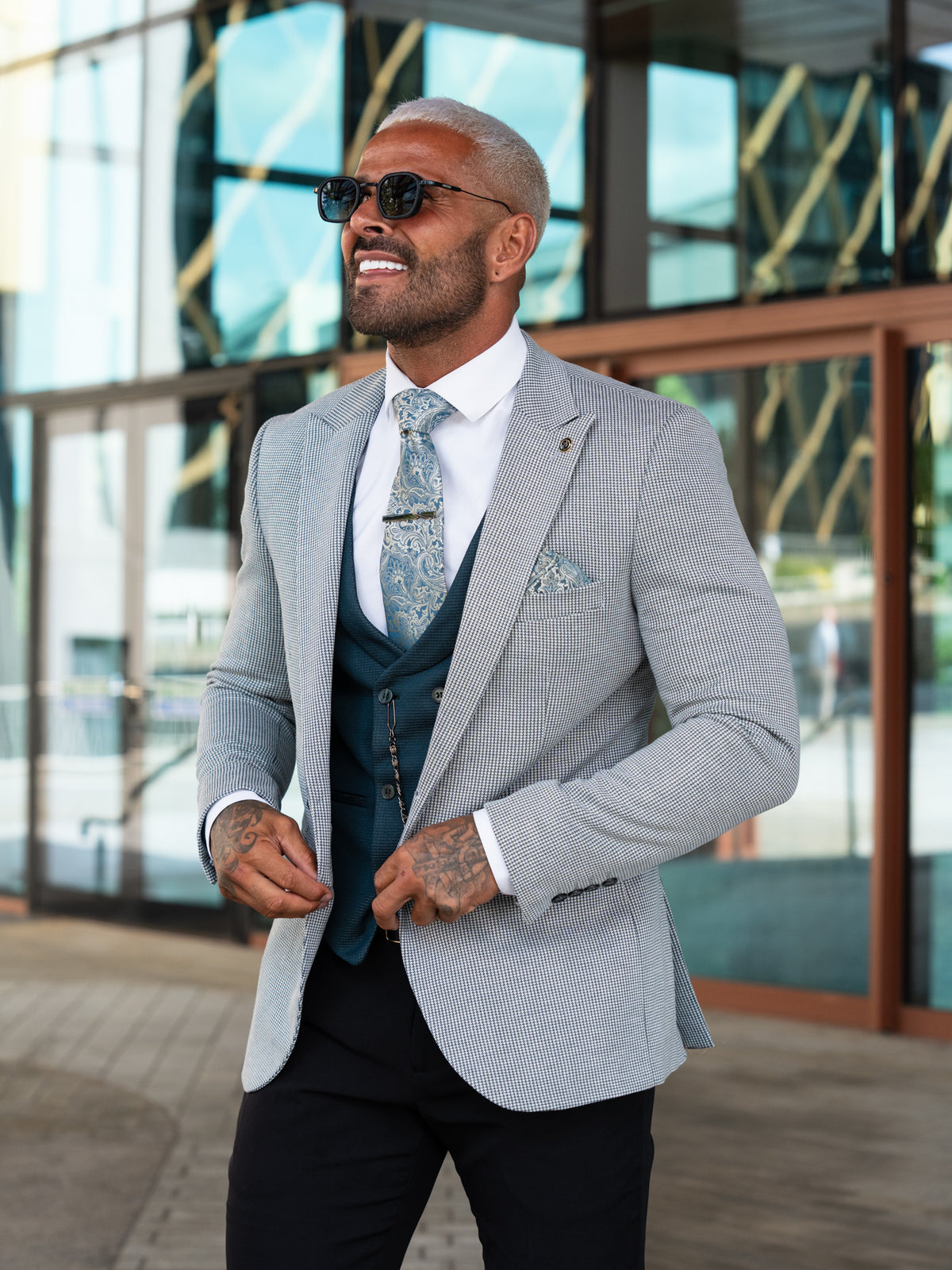 Caldwell - Emerald Green 3 Piece Suit