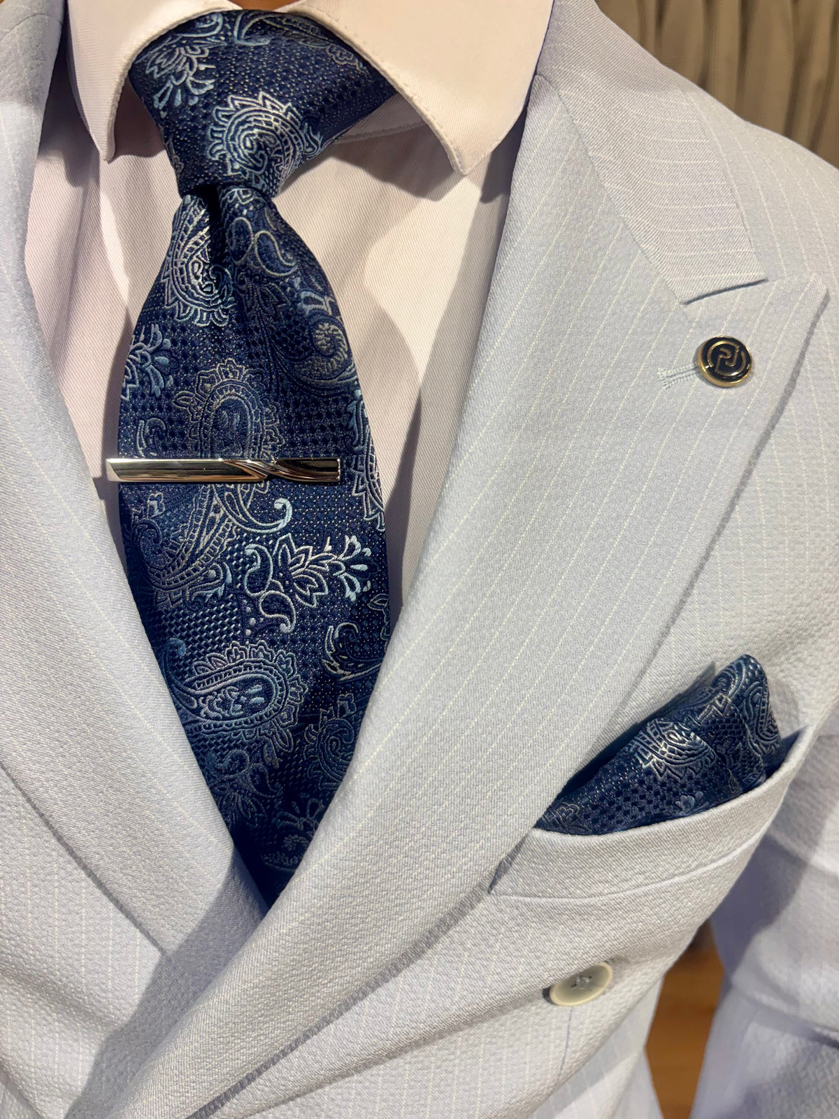 Kent - Baby Blue 2 Piece Suit