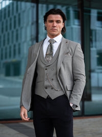 Morozov - Sage Green 3 Piece Suit