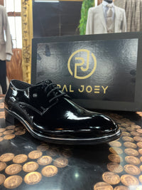 Basic Patent Leather Lace Shoe - Black 01