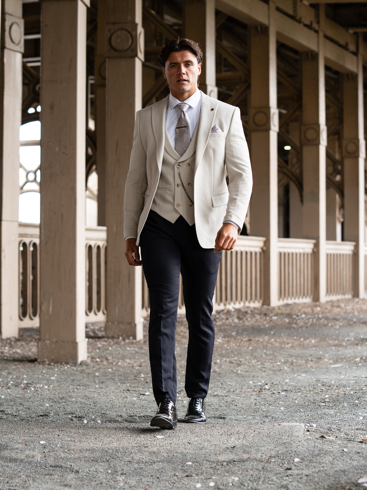 Draven - Stone 3 Piece Suit