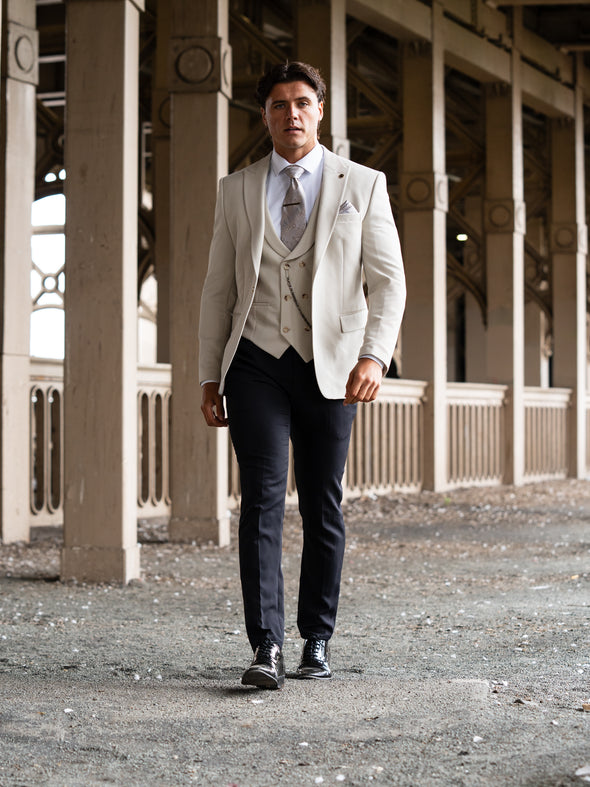 Draven - Stone 3 Piece Suit
