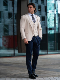 Van Doren - Light Beige 3 Piece Suit