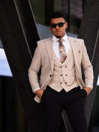 Foreman - Beige 3 Piece Suit