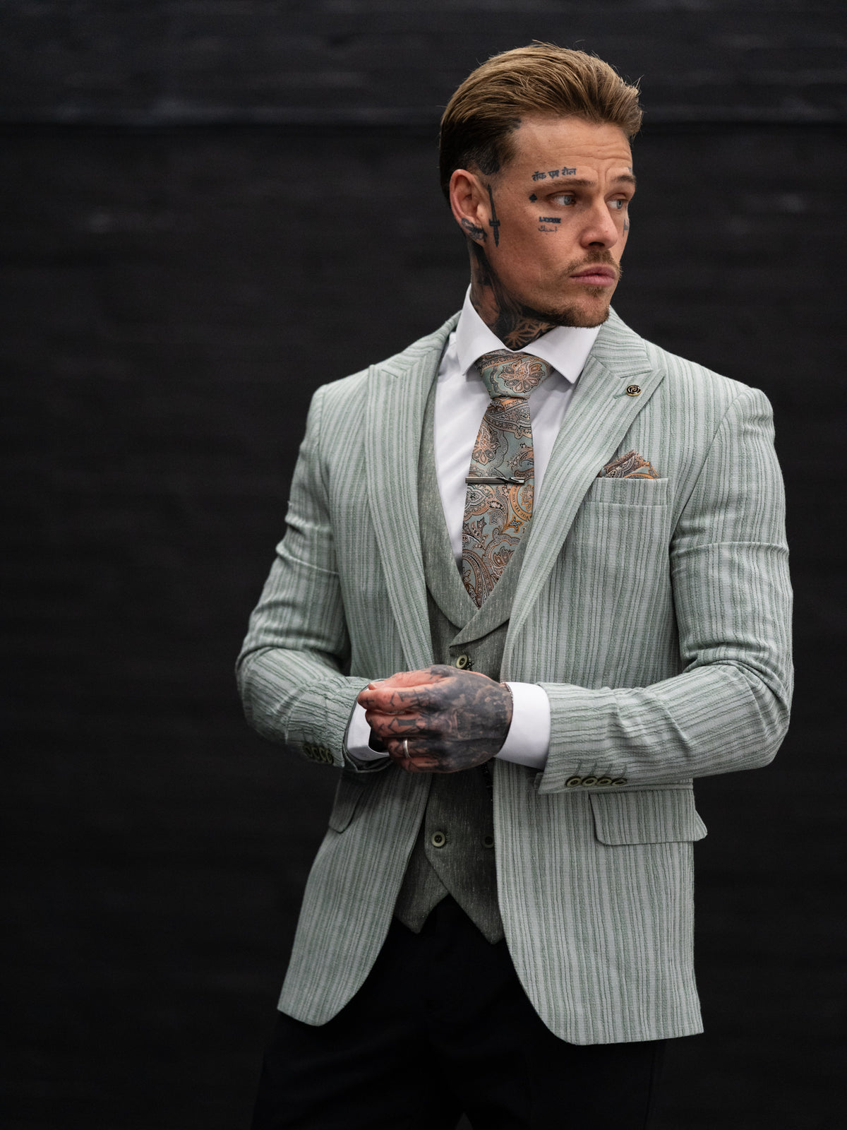 Riverside - Cool Mint 3 Piece Suit