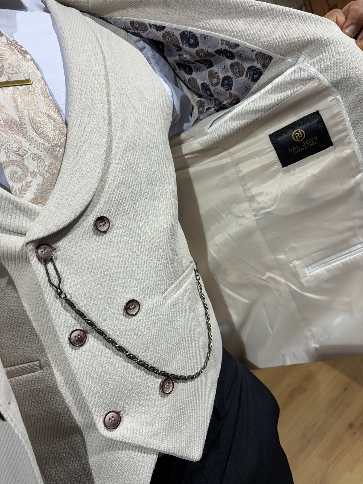 Zerola - Stone 3 Piece Suit