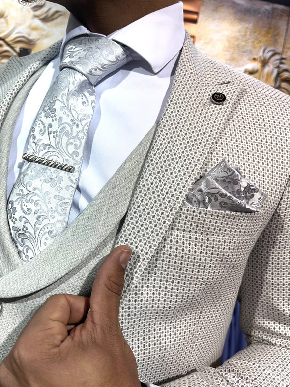 Texas - Light Grey 3 Piece Suit