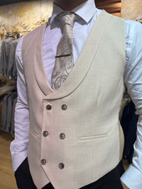 Waistcoat - 0005 Cream/Beige