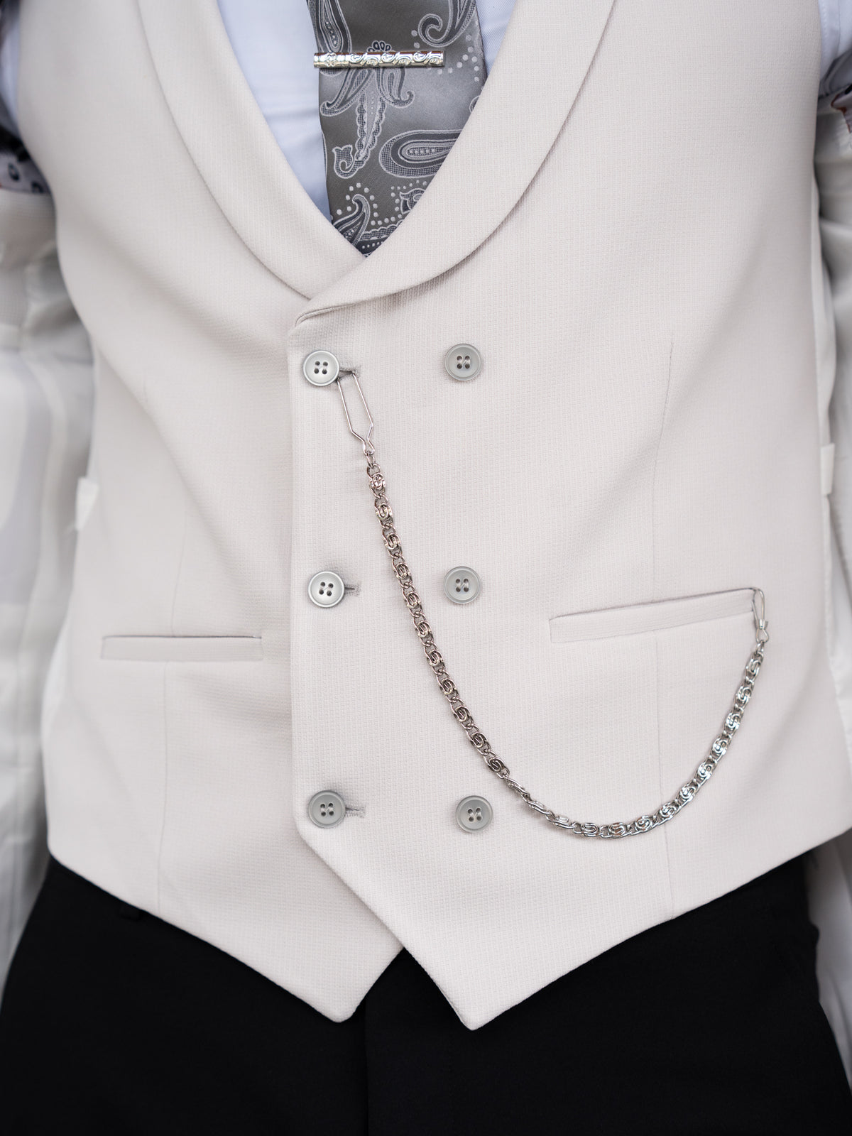 Lucian - Cool Grey 3 Piece Suit