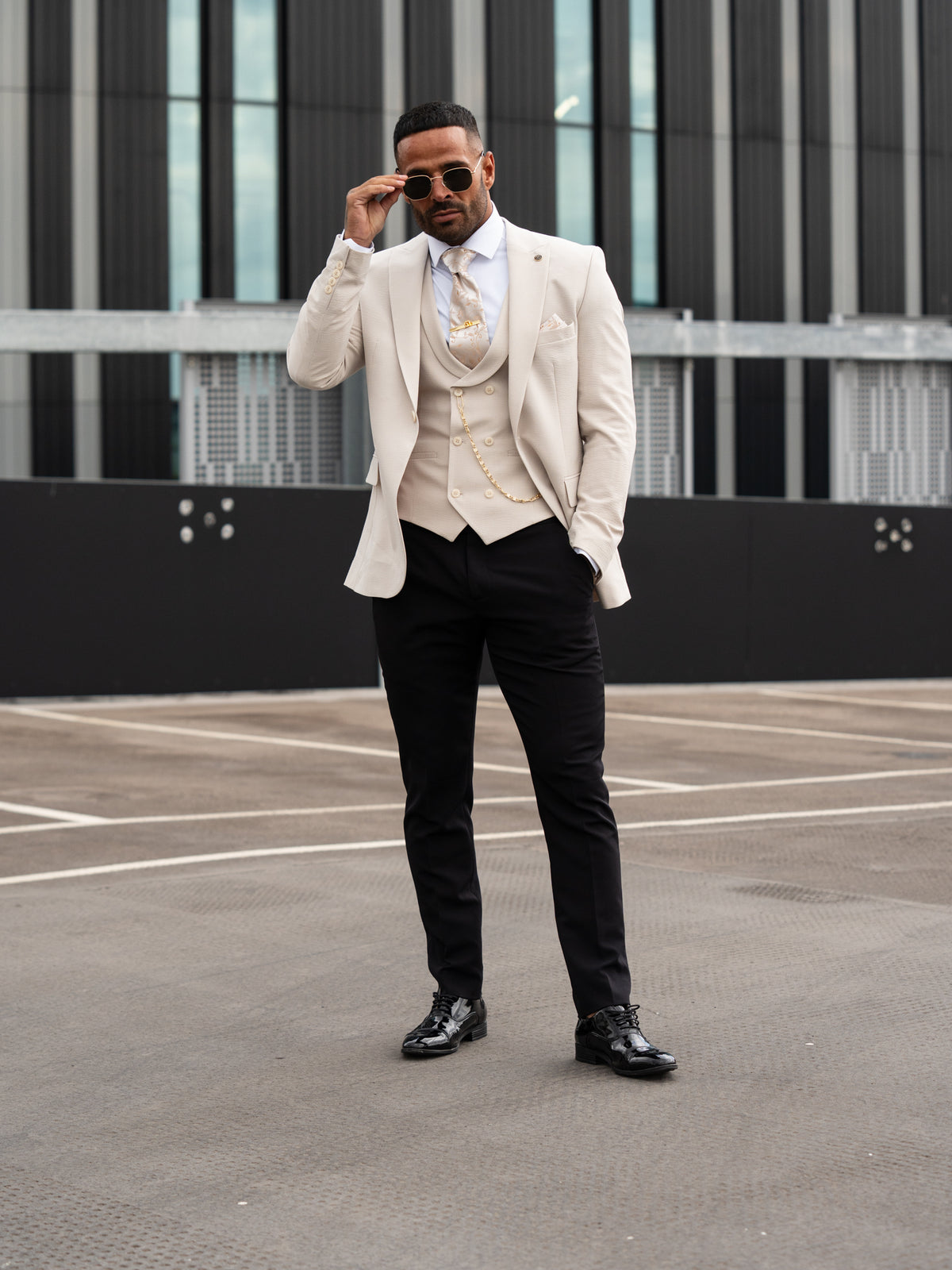 Heathcliff - Stone 3 Piece Suit
