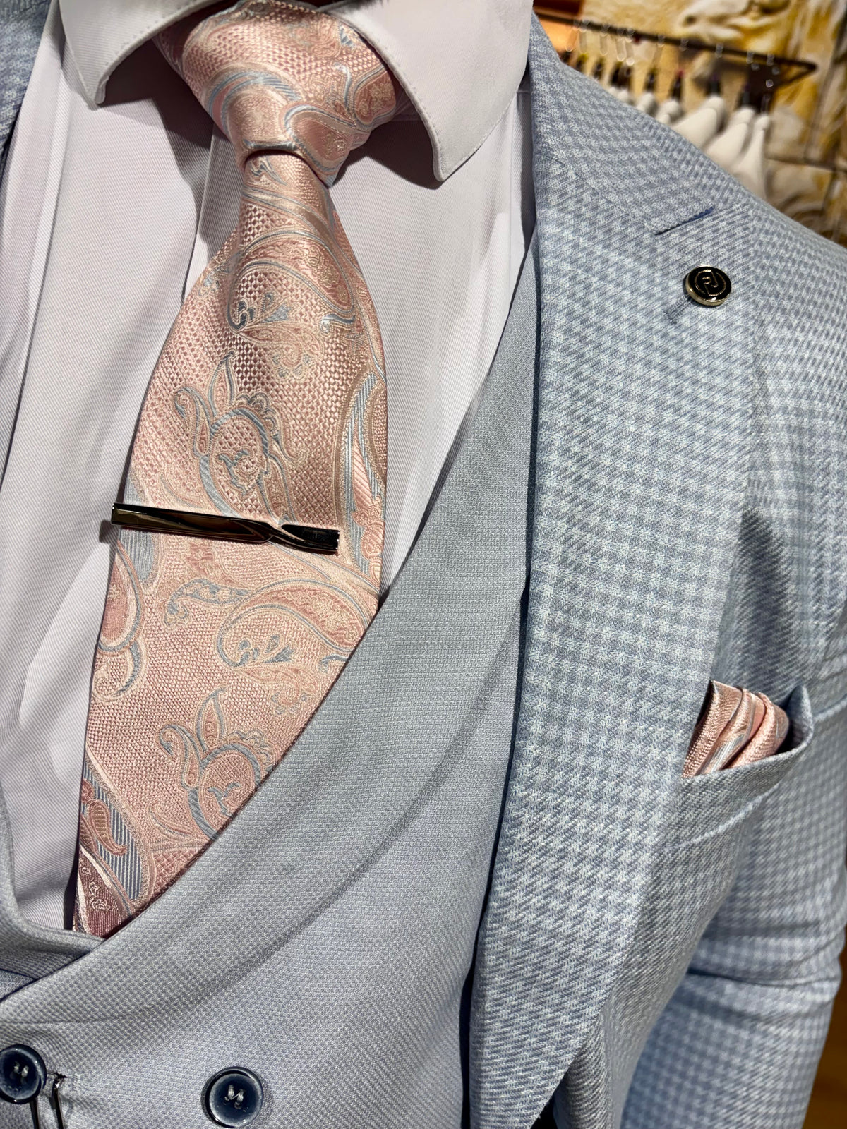 Anderson - Sky Blue 3 Piece Suit
