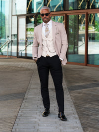 Kraven - Light Taupe 3 Piece Suit