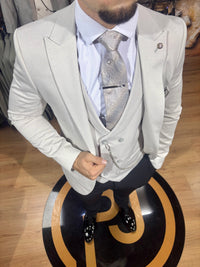 Odinson - Grey 3 Piece Suit