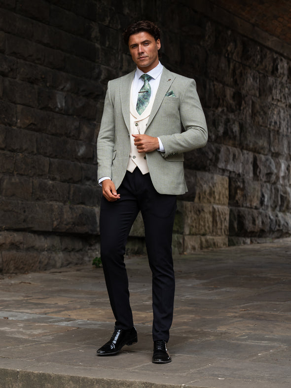 Dorado - Moss Green/Cream 3 Piece Suit