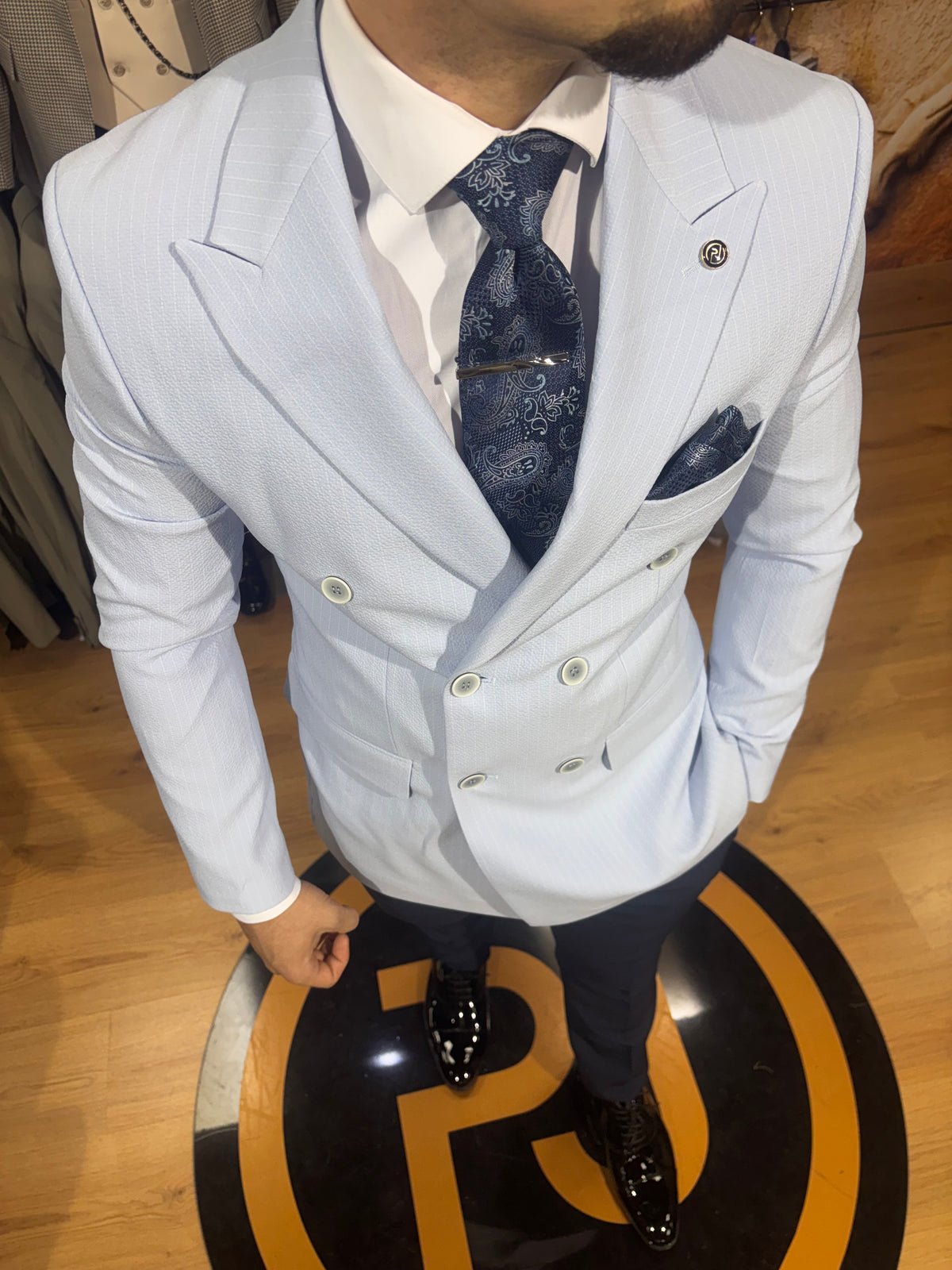 Kent - Baby Blue 2 Piece Suit