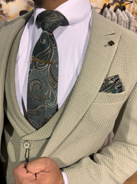 Guava - Pistachio Green 3 Piece Suit