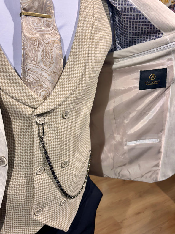 Jaxon - Light Beige/Beige 3 Piece Suit