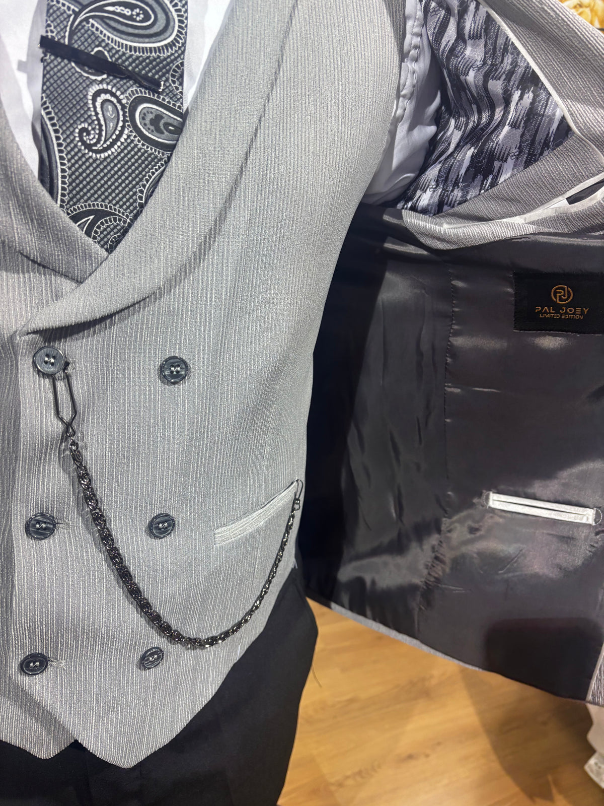 Adrian - Mid Grey 3 Piece Suit