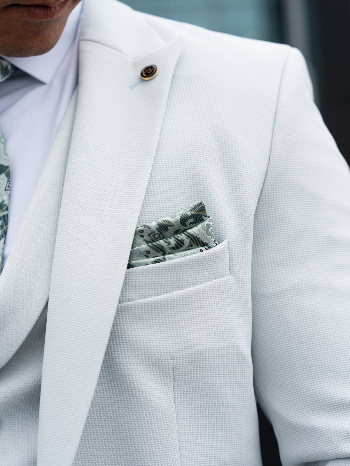 Beaumont - Light Mint 3 Piece Suit
