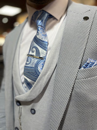 Basiola - Blue 3 Piece Suit