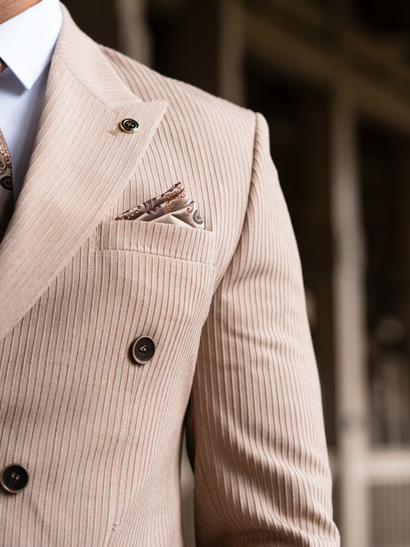 Newton - Tan 2 Piece Suit
