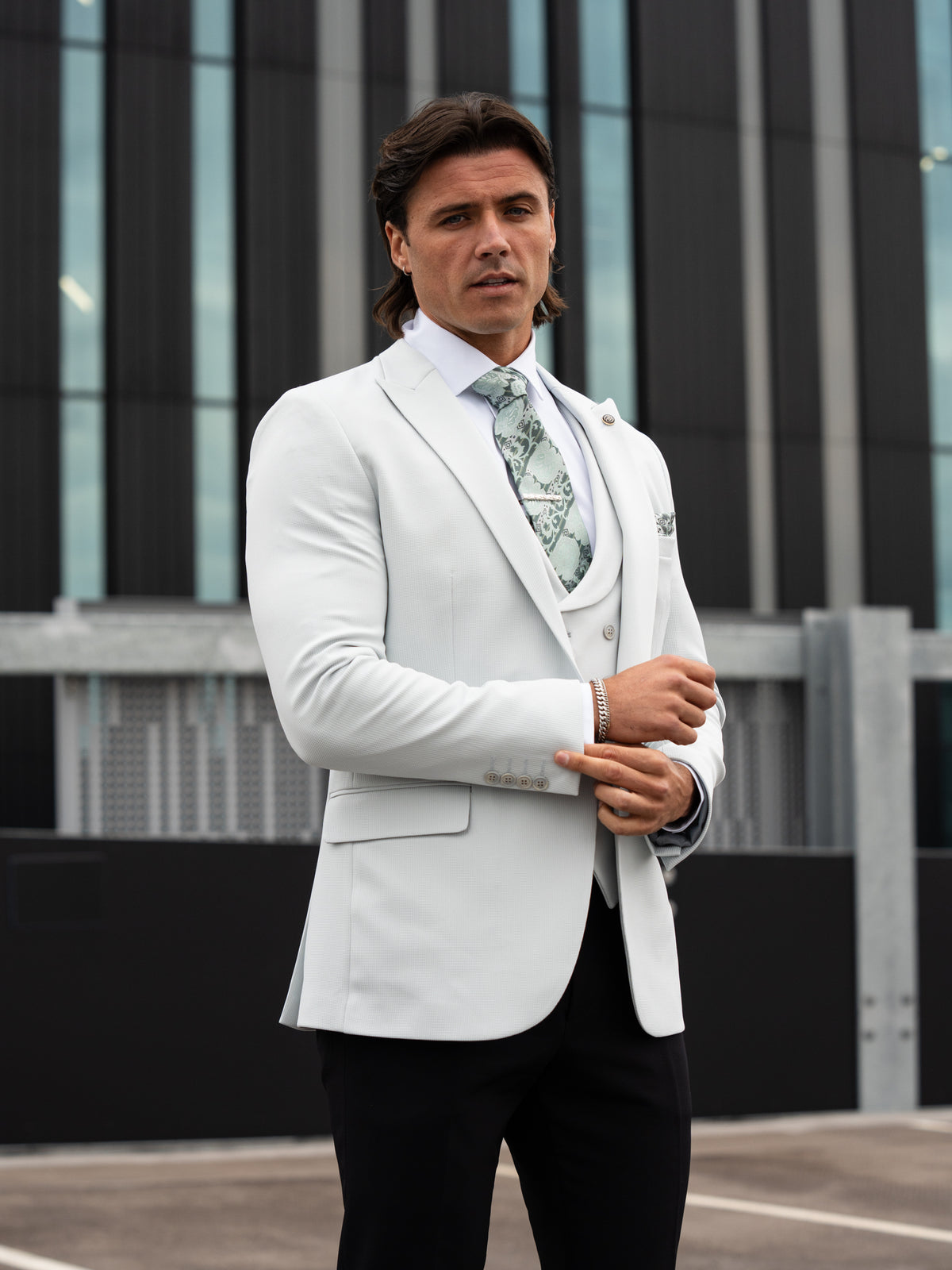 Beaumont - Light Mint 3 Piece Suit
