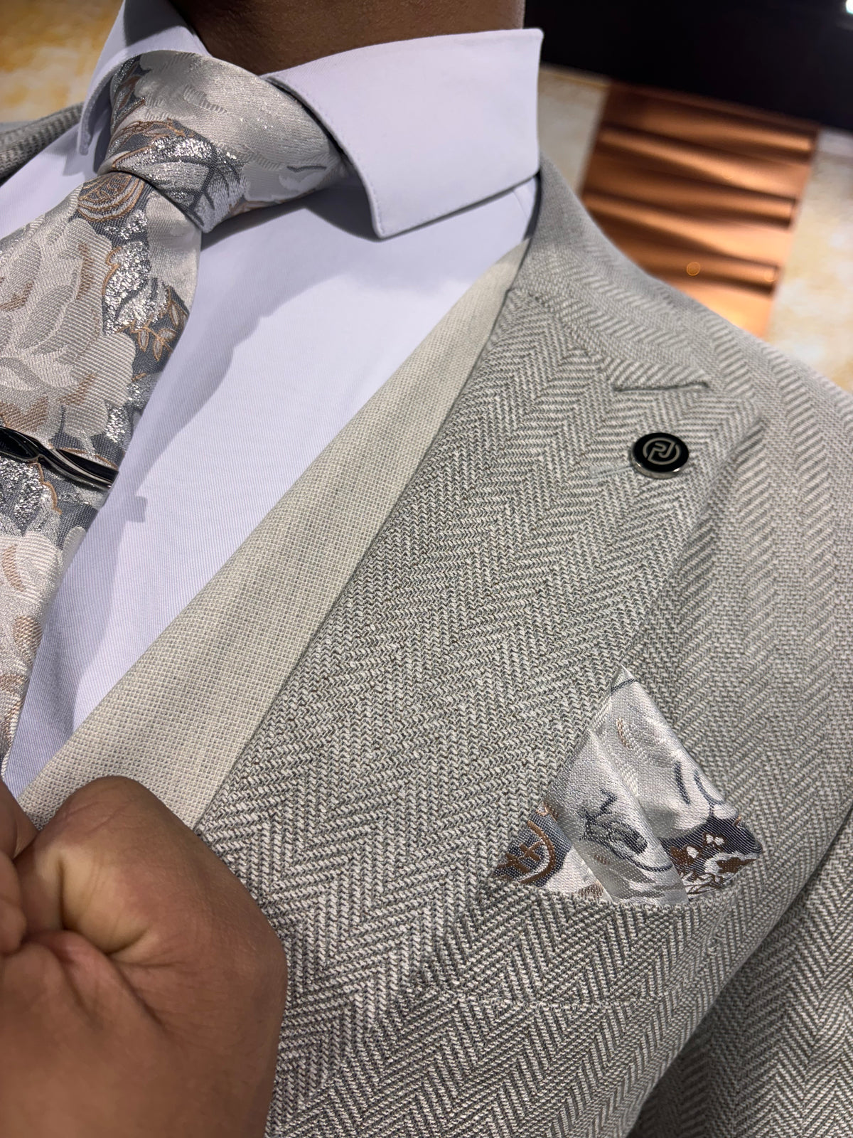 Cianella - Grey 3 Piece Suit