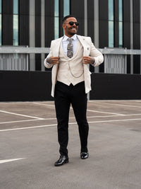 Valerian - Light Beige 3 Piece Suit