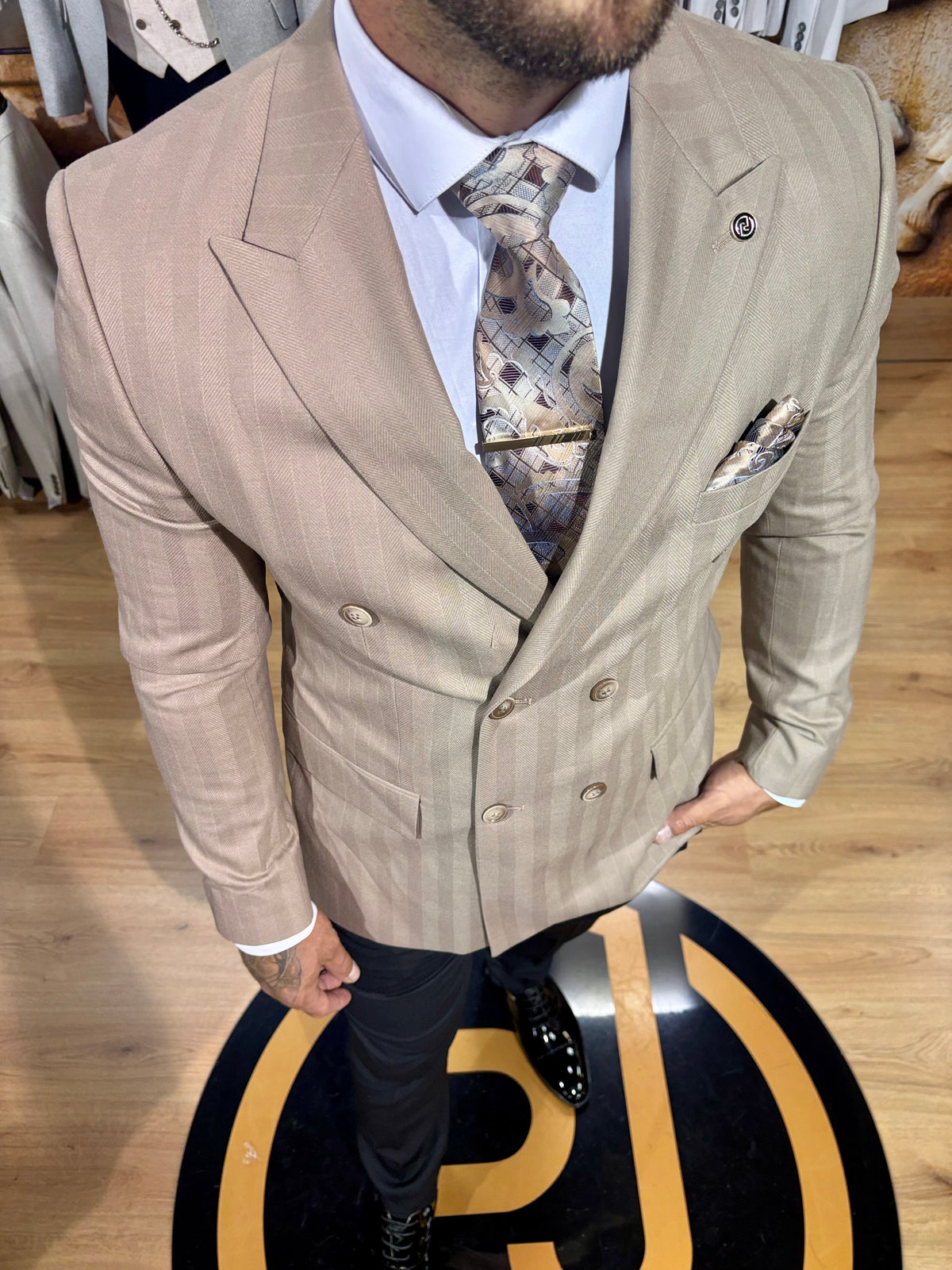 Portilla - Brown 2 Piece Suit