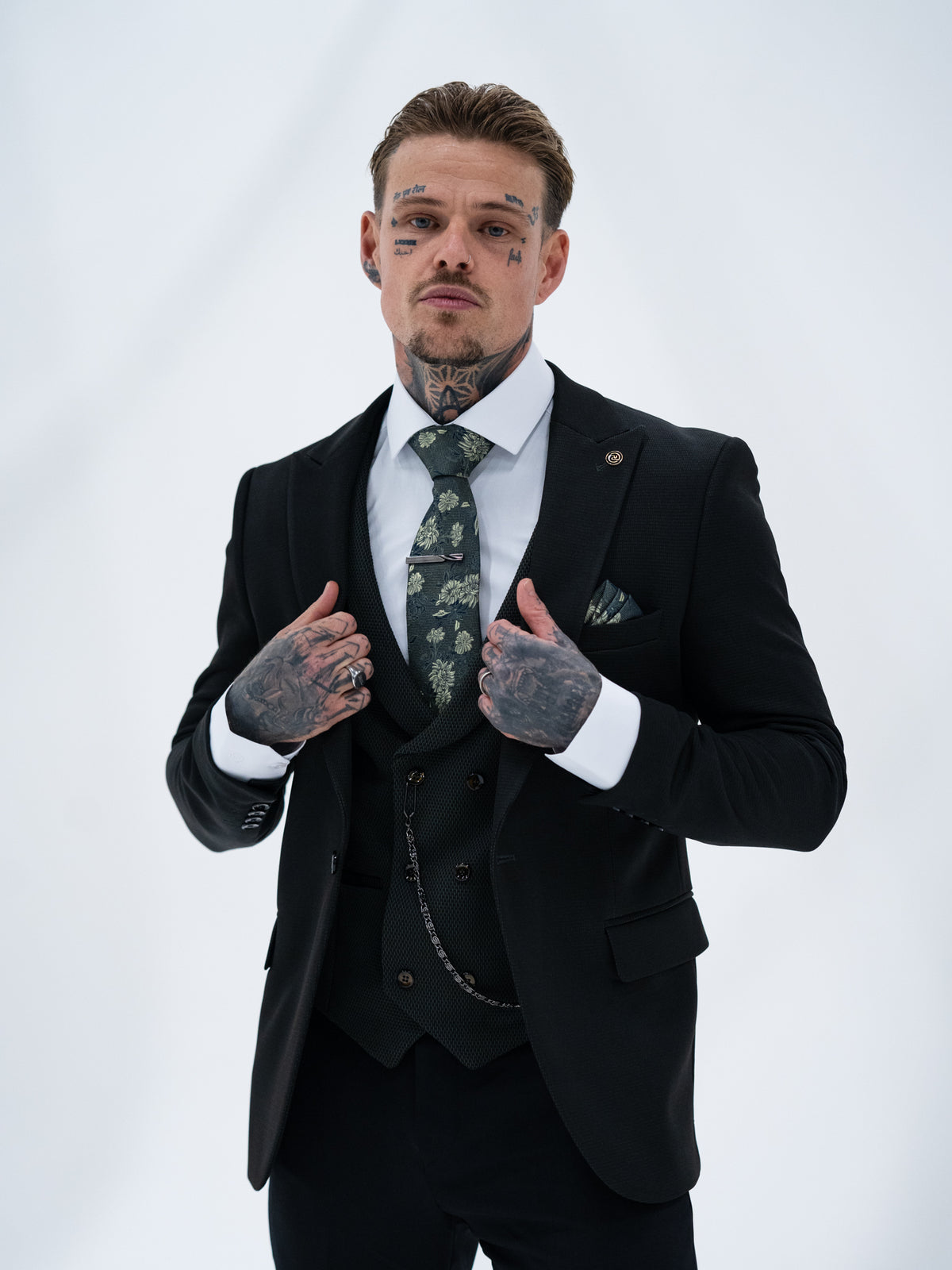 Hartley - Dark Green 3 Piece Suit