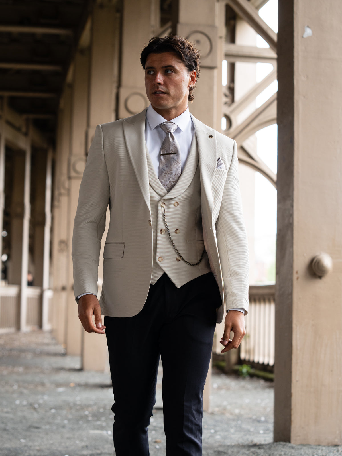 Draven - Stone 3 Piece Suit