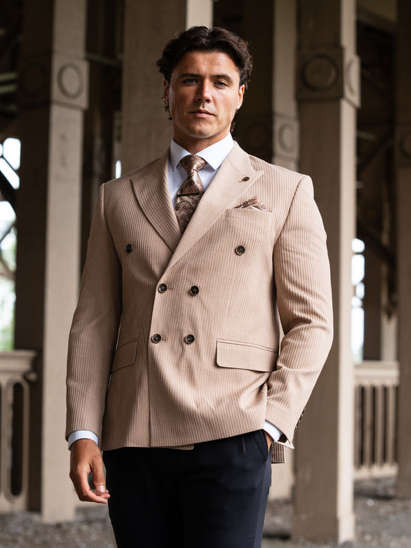 Newton - Tan 2 Piece Suit