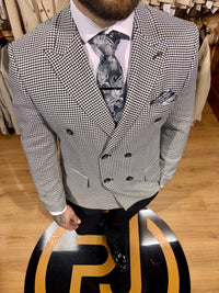 Kensington - Black/White 2 Piece Suit