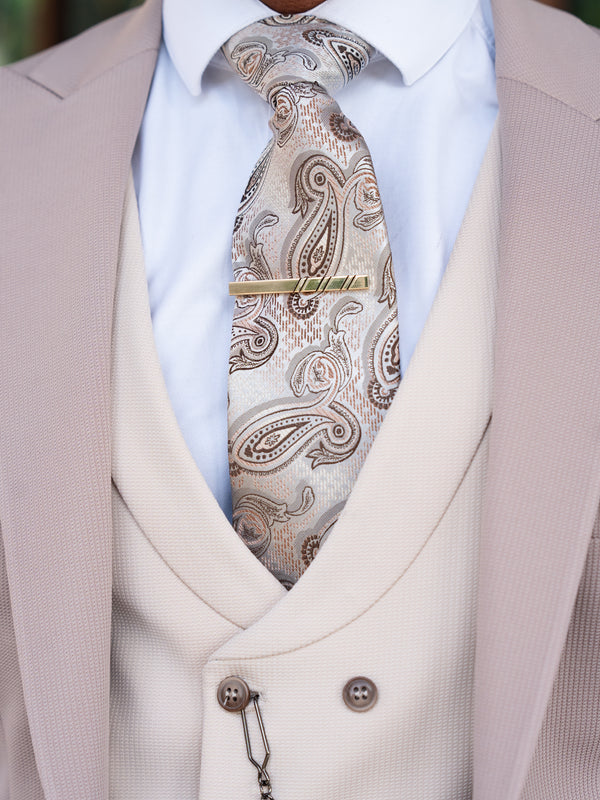 Kraven - Light Taupe 3 Piece Suit