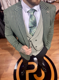Astor - Forest Green/Sage 3 Piece Suit
