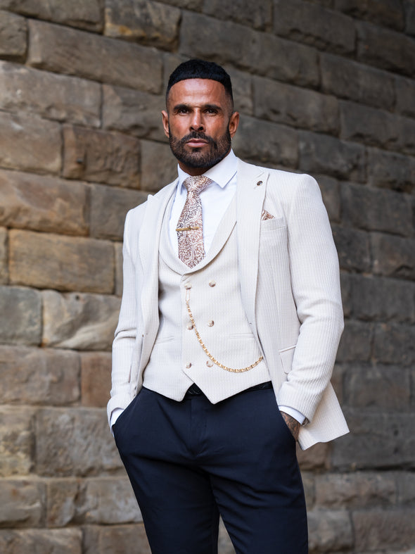 Winfield - Light Beige 3 Piece Suit