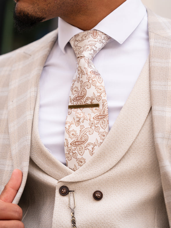 Diego - Beige 3 Piece Suit