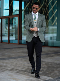 Astor - Forest Green/Sage 3 Piece Suit