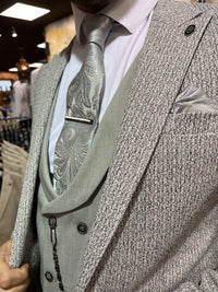 Stallone - Beige/Sage 3 Piece Suit