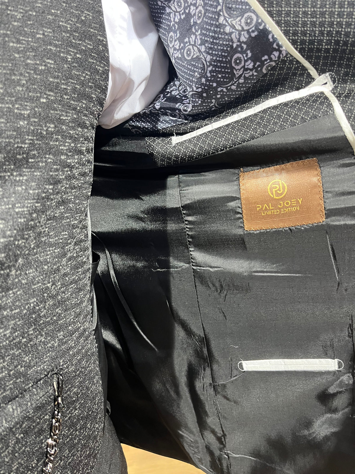 Anderson - Black/Grey 3 Piece Suit